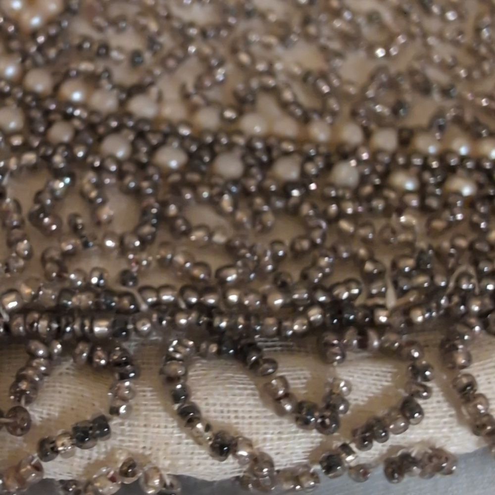 Vintage Antique Art Deco Hand Beaded Evening Clutch Belgium - Picture 5 of 9